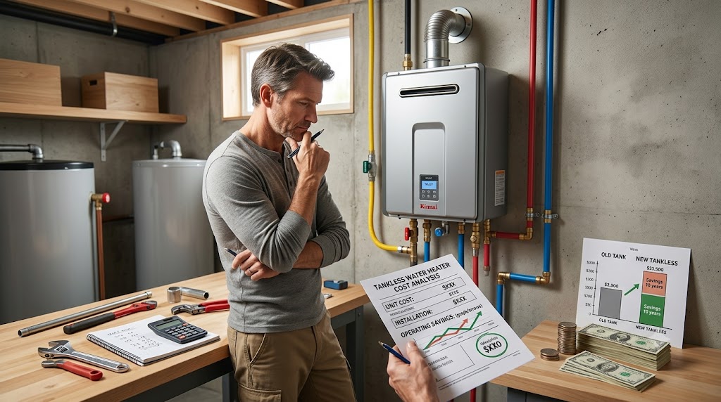 Is a Tankless Water Heater Worth It? Real Cost Data
